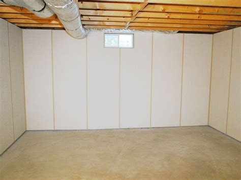 Insulation and furring strips to finish a basement foundation wall. Insulated Basement Wall Panels Installed in MO & IL ...