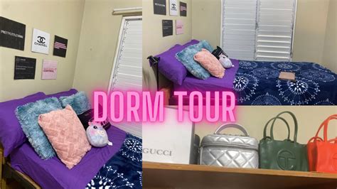 University Dorm Tour Move In Day Youtube