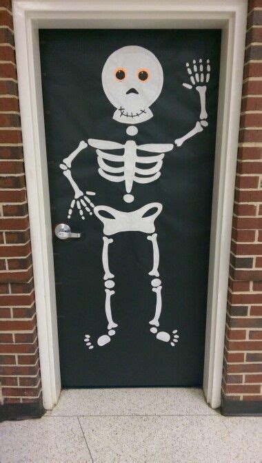 Skeleton Halloween Classroom Door Decoration Halloween Door