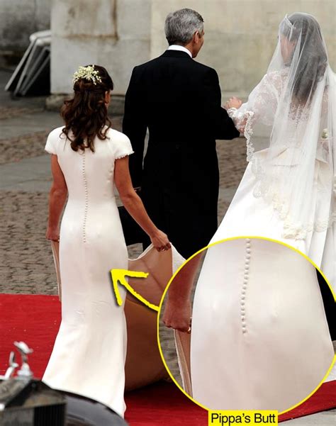 Pippa Middleton Padded Her Butt For Prince William And Kates Wedding