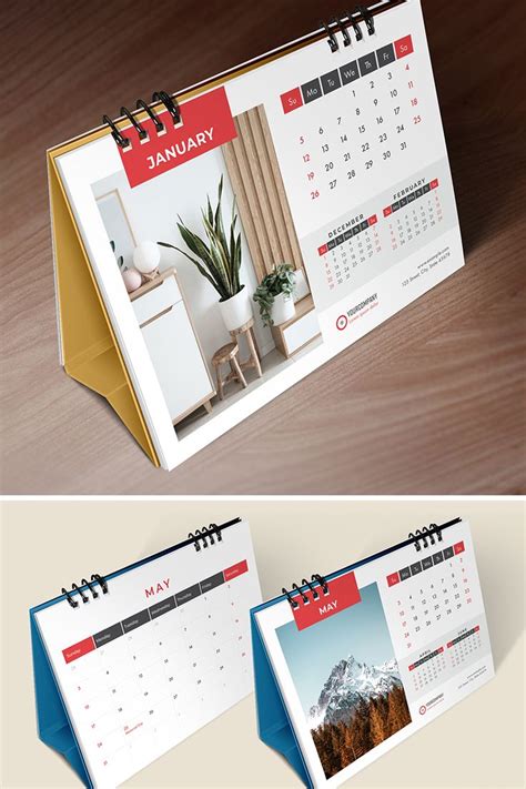 Desk Calendar 2020 Table Calendar 26 Pages Planner Desk Calendar