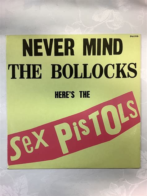 vinyle 33 sex pistols never mind the bollocks here s the
