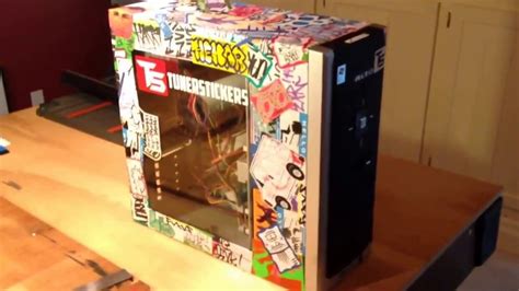 In that case, you might benefit from a third small intake fan to keep the system balanced. Computer Case gets Sticker Bombed - YouTube