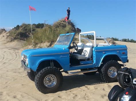 David Loved His Bronco Great Photo On The Beach Classic Bronco Old