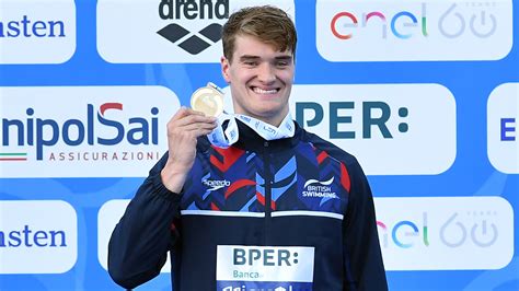 York Swimmer James Wilby Claims Gold In 200m Breastroke At European