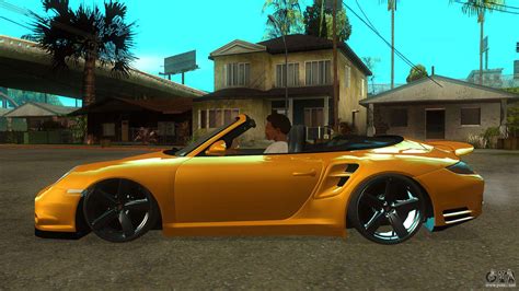 Left 4 theft is a major/total modification for grand theft auto: Porsche 911 convertible for GTA San Andreas