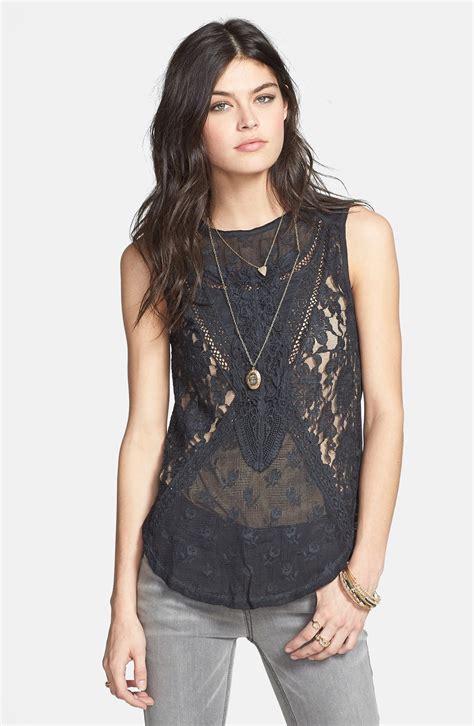 Free People Not So Sweet Lace Tank Nordstrom