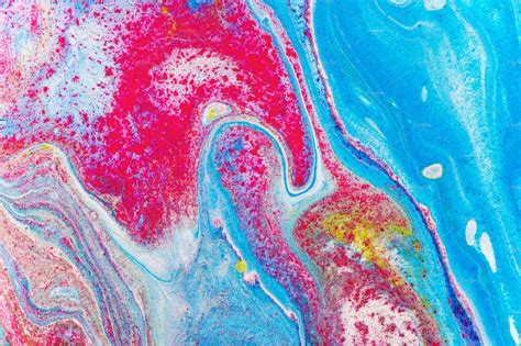 Fluid Art Painting Abstract Texture Stock Photo Containing Paint And