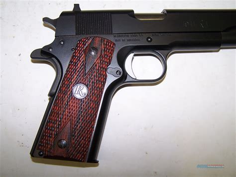Remington 1911 R1 Rosewood Grips 45 Acp Unfire For Sale