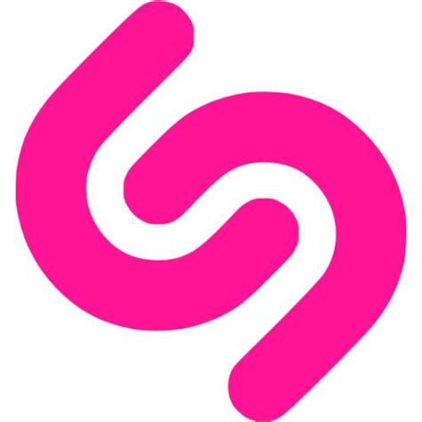 Deep Pink Shazam Icon Free Deep Pink Site Logo Icons
