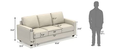 Standard Sofa Size In India Baci Living Room