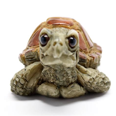 Small Carved Turtle Turtle Figurines Turtle Collectibles Etsy
