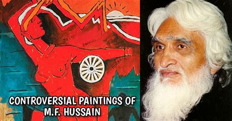 15 Mf Hussains Controversial Paintings Which Created Stir In The Country