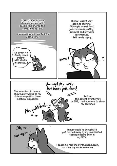 furrybooru anthro comic domestic cat english text felid feline felis greyscale mammal maririn