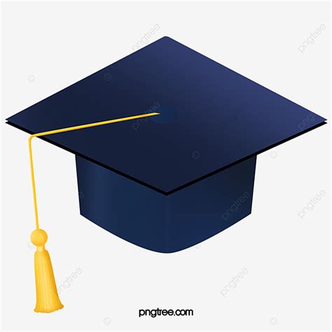 Blue Graduation Cap Png Transparent Dark Blue Graduation Cap