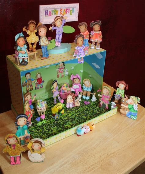 Rosemarys Creations Easter Diorama For The Magnolia Licious Easter