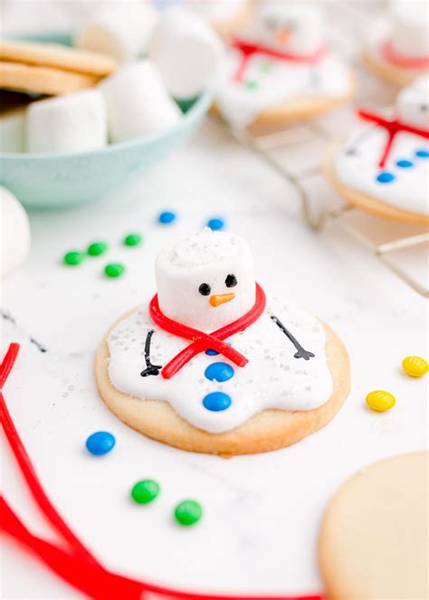 Melted Snowman Cookies Sweet Cs Designs