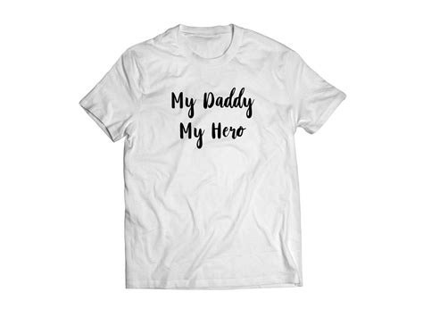 My Daddy My Hero T Shirt Moms Charm