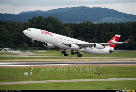 Hb Jmc Swiss Airbus A340 300 At Zurich Photo Id 451743 Airplane