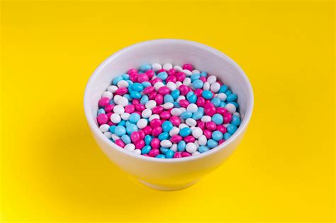 White Pink And Blue Candies In Bowl · Free Stock Photo