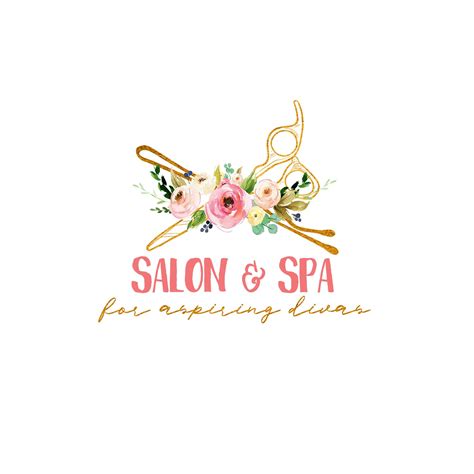 Premade Logo -SALON SPA- Premade Logo, Hair Logo Logo ...