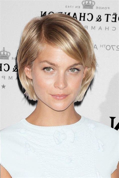 Short Hairstyles For Heart Shaped Faces With Fine Hair Wavy Haircut