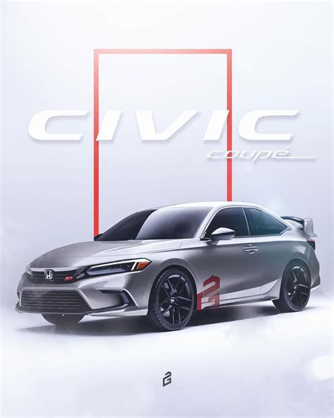 2022 Honda Civic Coupe Rendering 11th Gen Civic Forum