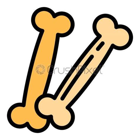 Cartoon Dog Bone Stock Vector 3515433 Crushpixel