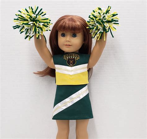 Doll Cheer Outfit Made To Fit American Girl Doll Baylor Etsy Cheer Outfits American Girl