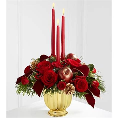 Ftd Holiday Traditions Centerpiece Flower Essence The Best