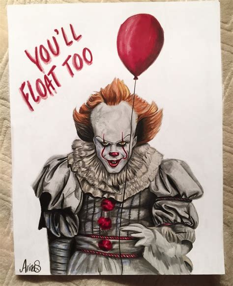 Pennywise It Pennywise The Dancing Clown From It Art By Arina Smi Horror Movie Art Pennywise