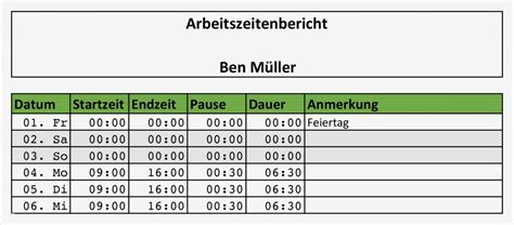Stundenzettel vorlage für word und pdf. Stundenaufzeichnung Vorlage Excel Fabelhaft Zeiterfassung ...