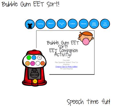 We did not find results for: Speech Time Fun: Bubble Gum EET Sort!! ((and giveaway!!))