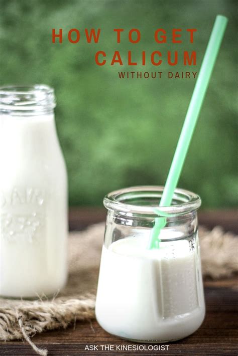 How To Get Calcium Without Dairy Health Milk Recipes Natural Cough