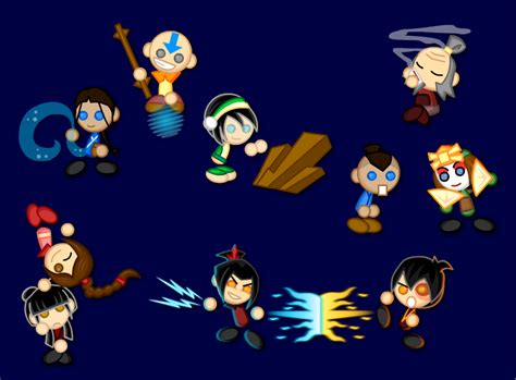 Chibi Avatar Last Airbender By Legendaryfrog On Deviantart