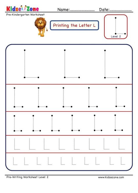 Upper and lower case letters worksheet arabic/english. Preschool Letter L Tracing Worksheet - Different sizes ...