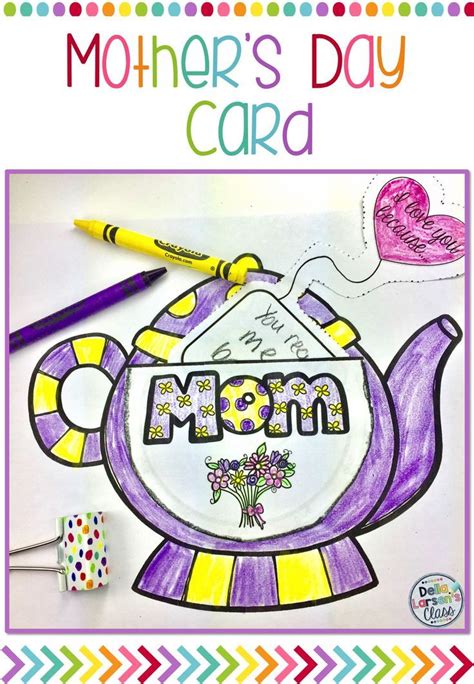 Mothers Day Activity Card Mothers Day Activities Kindergarten Art