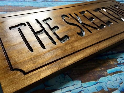 Wood Signs Outdoor Carved Sign Personalized Plaques Custom Etsy