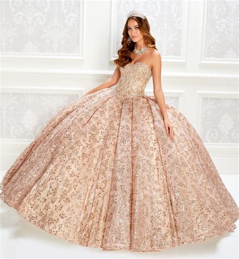 Rose Gold Quinceanera Dress From Princesa By Ariana Vara Pr22022