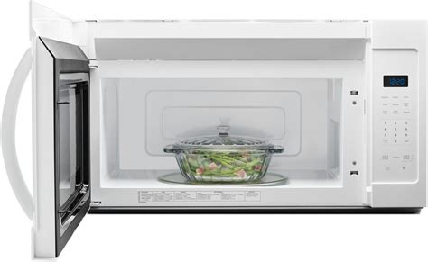 Whirlpool 1 7 Cu Ft Over The Range Microwave White WMH31017HW Best Buy