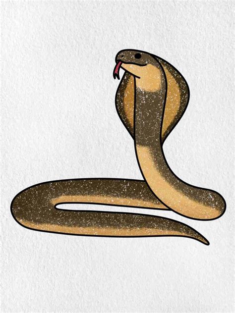 Egyptian Cobra Drawing Helloartsy