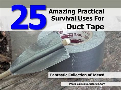 25 Amazing Practical Survival Uses For Duct Tape