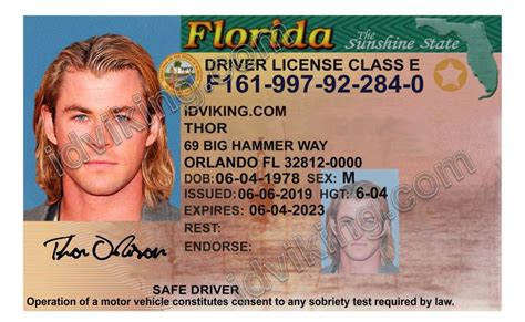 Fake Document Editing Services Florida Fl Driving Licence Template