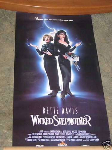 Wicked Stepmother 1989 Vhs Movie Poster 19x36 Ebay