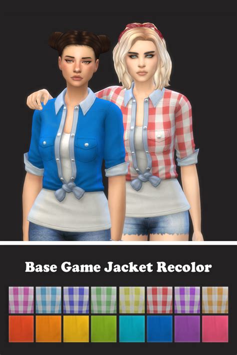Simsworkshop Jacket Recolors By Maimouth • Sims 4 Downloads