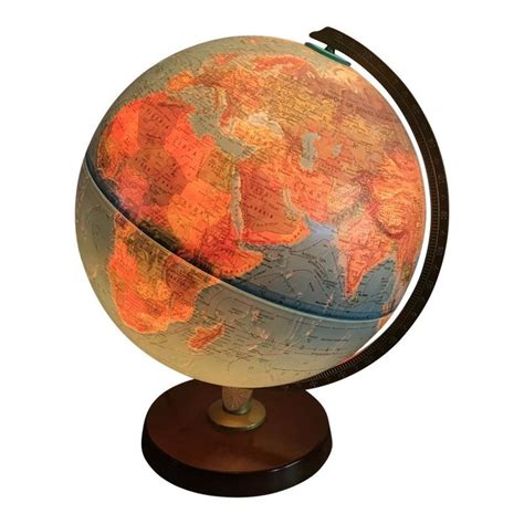 Vintage Replogle Light Up Globe Globe Light Up Vintage Antiques