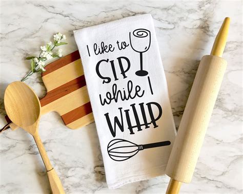 Funny Kitchen Towel Svg Cooking Sayings For Aprons