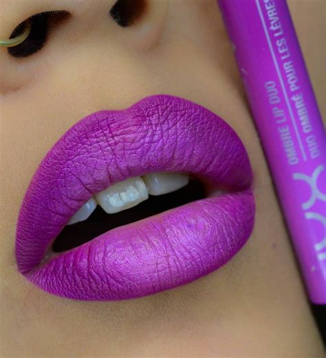 Lipstick Art Purple Lipstick Lip Art Matte Liquid Lipstick Pink
