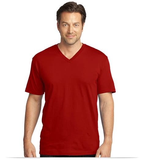 Perfect Weight V Neck Tee With Custom Embroidered Logo Online