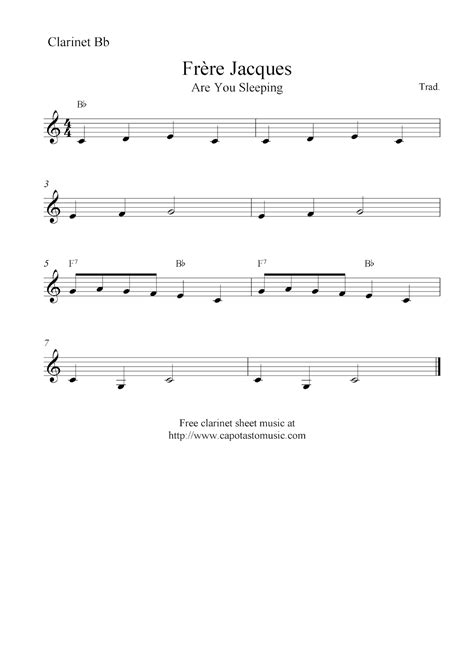 We also have easy and beginner arrangements and. Free Printable Clarinet Music